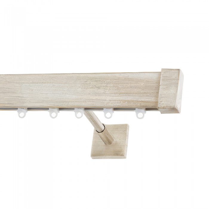 Μεταλλικός Σιδηρόδρομος Τοίχου μονός Anartisi Aluminium Rail Collection IDEAL σε χρώμα MY 14 με Σύστημα WAVE 6 cm