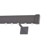 Μεταλλικός Σιδηρόδρομος Τοίχου μονός Anartisi Aluminium Rail Collection IDEAL σε χρώμα MY 31