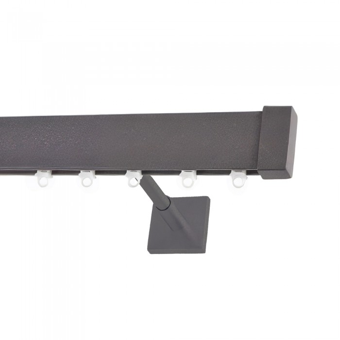 Μεταλλικός Σιδηρόδρομος Τοίχου μονός Anartisi Aluminium Rail Collection IDEAL σε χρώμα MY 31