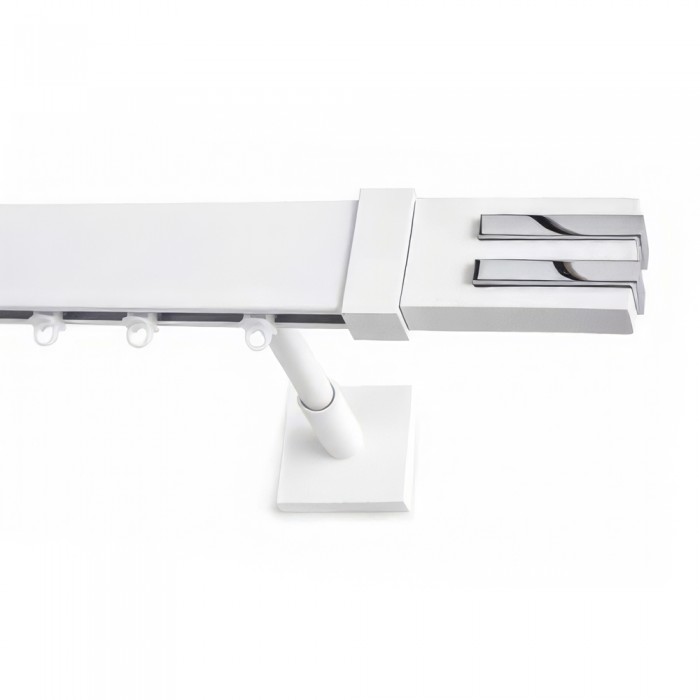 Μεταλλικός Σιδηρόδρομος Τοίχου μονός Anartisi Aluminium Rail Collection NUERA σε χρώμα MY 01 / ΧΡΩΜΙΟ (MY 01 / CHROME)