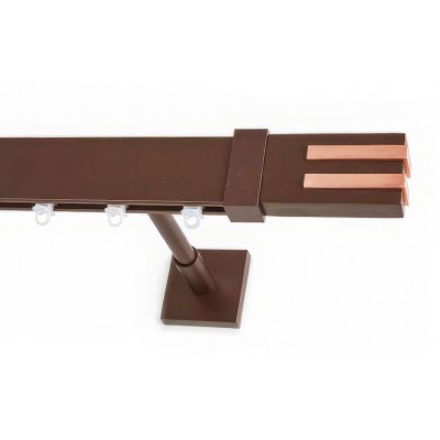 Μεταλλικός Σιδηρόδρομος Τοίχου μονός Anartisi Aluminium Rail Collection NUERA σε χρώμα MY 11 / ΧΑΛΚΟΣ ΣΑΤΙΝΕ (MY 11 / COPPER SATINED)