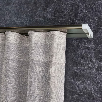 Μεταλλικός Σιδηρόδρομος Τοίχου μονός Anartisi Aluminium Rail Collection PHANTOM σε χρώμα INOX POLISHED (ΙΝΟΞ ΓΥΑΛΙΣΤΕΡΟ)
