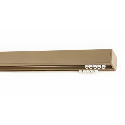 Μεταλλικός Σιδηρόδρομος διπλός Anartisi Aluminium Rail Collection PRISMA σε χρώμα MY 09
