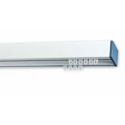 Μεταλλικός Σιδηρόδρομος διπλός Anartisi Aluminium Rail Collection PRISMA σε χρώμα MY 01 / ΜΠΛΕ