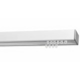Μεταλλικός Σιδηρόδρομος διπλός Anartisi Aluminium Rail Collection PRISMA σε χρώμα MY 01 / ΝΙΚΕΛ
