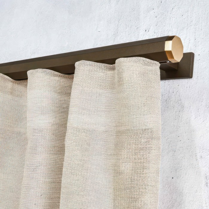 Μεταλλικός Σιδηρόδρομος Τοίχου μονός Anartisi Aluminium Rail Collection TETRIS σε χρώμα ΜΥ 12 / ORO MAT (MY 12 / OΡΟ ΜΑΤ) με Σύστημα WAVE 8 cm