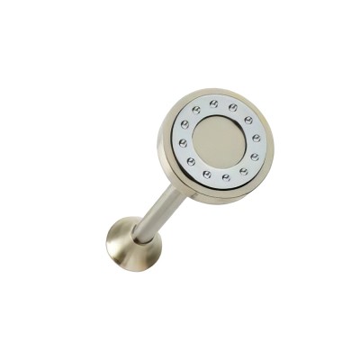 Αμπράζ συγκράτησης κουρτίνας Anartisi Guy Laroche G5 με Κρύσταλλα Swarovski σε χρώμα ΝΙΚΕΛ ΣΑΤΙΝΕ (NICKEL SATINED)