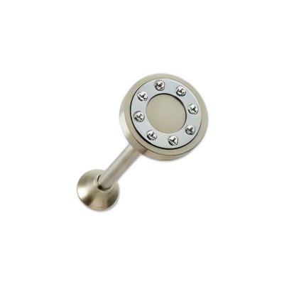 Αμπράζ συγκράτησης κουρτίνας Anartisi Guy Laroche G8 με Κρύσταλλα Swarovski σε χρώμα ΝΙΚΕΛ ΣΑΤΙΝΕ (NICKEL SATINED)