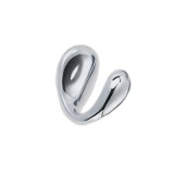 Γάντζος συγκράτησης κουρτίνας Anartisi σε χρώμα ΝΙΚΕΛ ΣΑΤΙΝΕ (NICKEL SATINED)