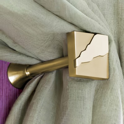 Αμπράζ συγκράτησης κουρτίνας Anartisi Αslanis PERFECTION σε χρώμα ΧΡΥΣΟ ΣΑΤΙΝΕ (POLISHED SATINED)