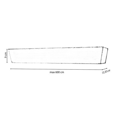 Μεταλλική Μετόπη Anartisi MB84 σε χρώμα ARGENTO