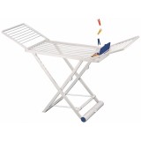 Απλώστρα Δαπέδου Πλαστική Πτυσσόμενη 761128 170x53x115cm White-Blue Ankor