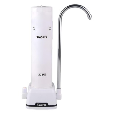 Συσκευή Φίλτρου Βρύσης Νερού Μονή Άνω Πάγκου 11.5x9x29.5cm 3BAR Max Λευκό ASPIS S-03 17-105-002