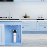 Συσκευή Φίλτρανσης Νερού 4 Σταδίων Κάτω Πάγκου UF 40.8x8.8cm 4BAR Max Λευκό ASPIS S-06 17-105-005