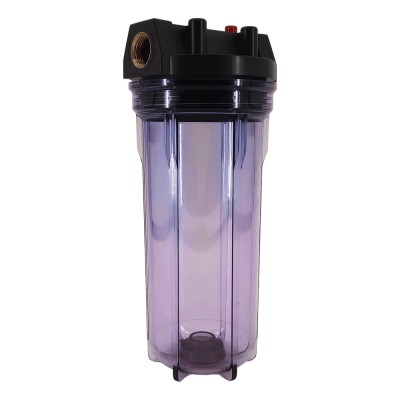 Φιλτροθήκη Κεντρικής Παροχής 10"-3/4" 32x12.8cm 8BAR Max Μαύρο-Διάφανο ASPIS 17-105-010