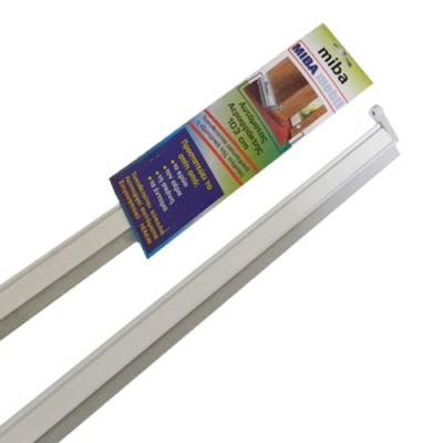 Αυτόματος αεροφράκτης / αεροστόπ με λάστιχο στεγάνωσης για ανοιγόμενες πόρτες 1.03 cm Mida Mobil λευκό χρώμα