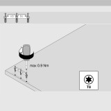 Σύστημα ανύψωσης Blum AVENTOS HKi σε χρώμα Λευκό