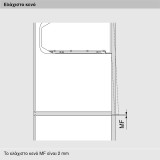 Σύστημα ανύψωσης Blum AVENTOS HKi σε χρώμα Λευκό