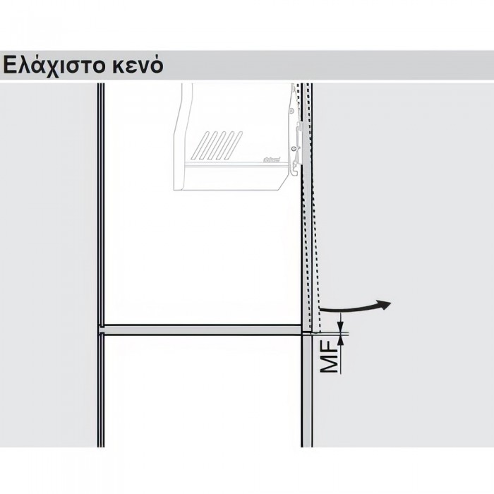 Σύστημα ανύψωσης Blum AVENTOS HK-S σε χρώμα Λευκό 20Κ2E00.06 SW