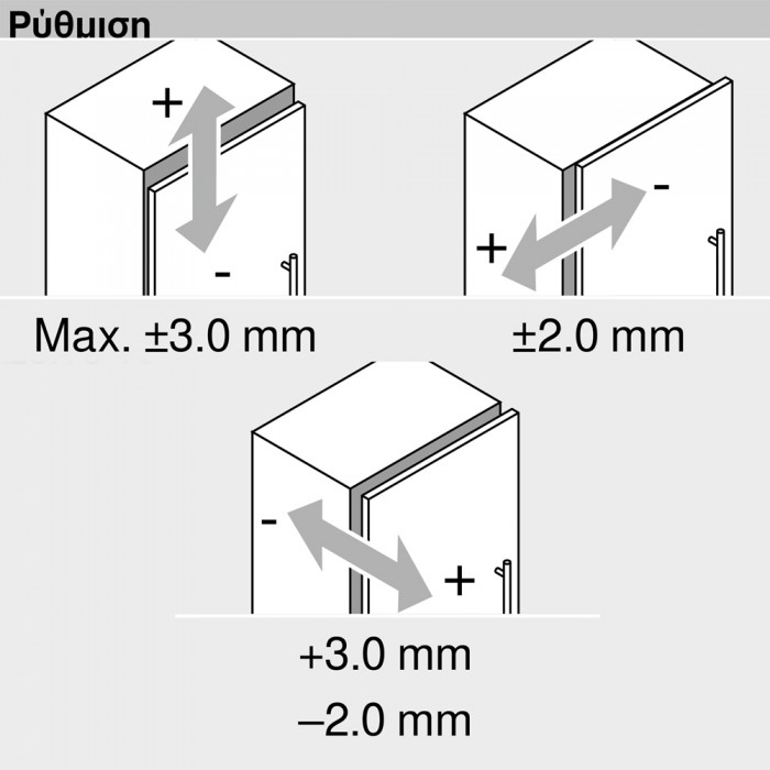 Μεντεσές BLUM CLIP TOP INSERTA με ενσωματωμένο φρένο 110° Ίσιος με πάτημα 16mm και έκκεντρο τακάκι σταυρό expando επινικελωμένος 71B3590