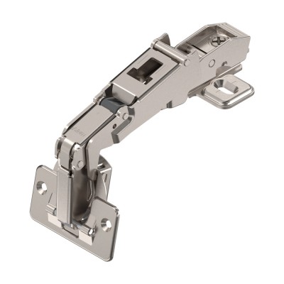 Μεντεσές BLUM CLIP TOP Βιδωτός 170° Ευρυγώνιος με ελατήριο και πάτημα 16mm και τακάκι σταυρό Βιδωτό επινικελωμένος 71T6550