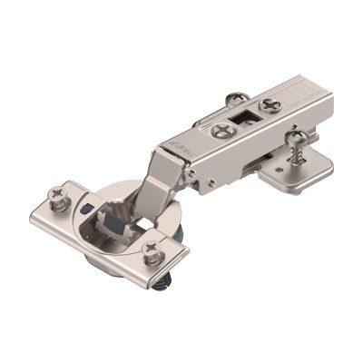 Μεντεσές BLUM CLIP TOP Expando με ενσωματωμένο φρένο 107° Ίσιος με πάτημα 16mm και έκκεντρο τακάκι σταυρό expando επινικελωμένος 75B158E 