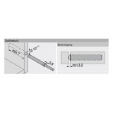 Tip On Blum για πόρτες με Ελατήριο Γκρι 956A1006-R7036