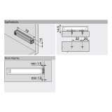 Θήκη Για Tip-on Γκρι Blum 956A1201-R7036