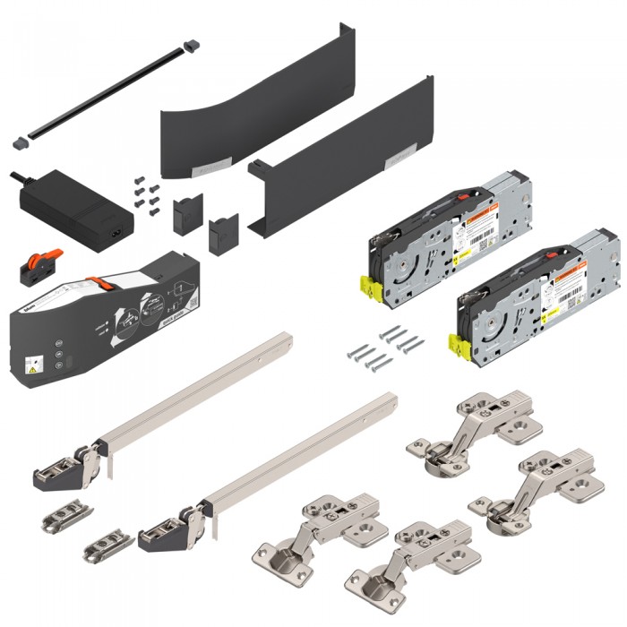 Ηλεκτροκίνητο Σύστημα Ανύψωσης Blum Aventos HF Top με SERVO DRIVE σε χρώμα Dark Grey