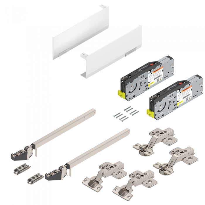 Σύστημα ανύψωσης Blum Aventos HF Top σε χρώμα Silk White