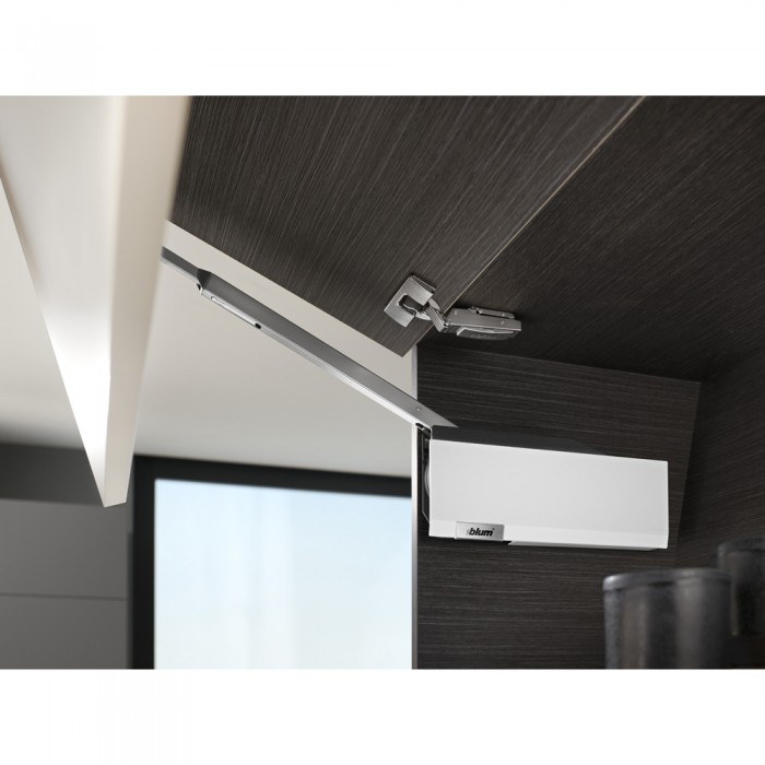 Σύστημα ανύψωσης Blum Aventos HF Top σε χρώμα Silk White