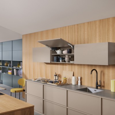 Σύστημα ανύψωσης Blum Aventos HK Top σε χρώμα Dark Grey