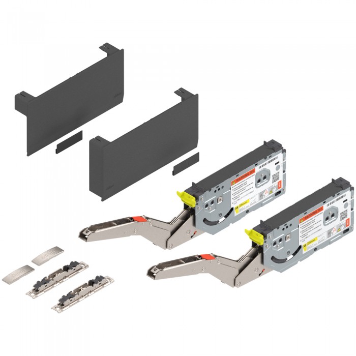 Σύστημα ανύψωσης Blum Aventos HK Top σε χρώμα Dark Grey