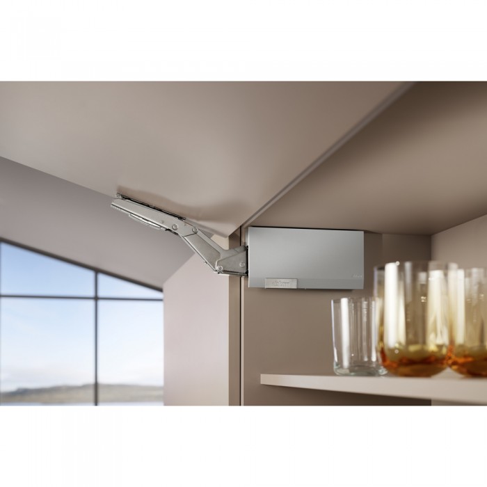 Σύστημα ανύψωσης Blum Aventos HK Top σε χρώμα Light Grey