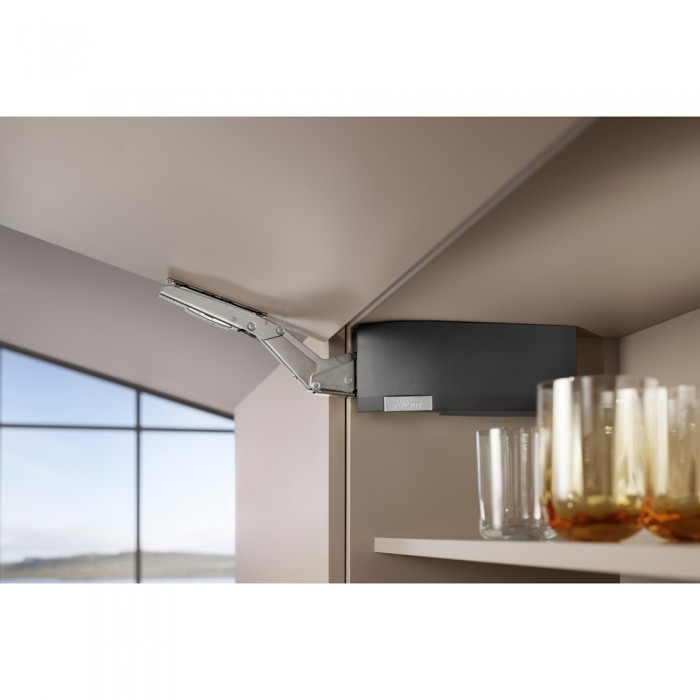 Ηλεκτροκίνητο Σύστημα Ανύψωσης Blum Aventos HK Top με SERVO DRIVE σε χρώμα Dark Grey