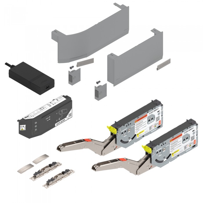 Ηλεκτροκίνητο Σύστημα Ανύψωσης Blum Aventos HK Top με SERVO DRIVE σε χρώμα Light Grey