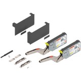 Σύστημα ανύψωσης για Πορτάκια Χωρίς Πόμολο Blum Aventos HK Top με Tip-On σε χρώμα Dark Grey