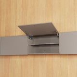 Σύστημα ανύψωσης για Πορτάκια Χωρίς Πόμολο Blum Aventos HK Top με Tip-On σε χρώμα Dark Grey