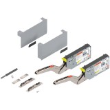 Σύστημα ανύψωσης για Πορτάκια Χωρίς Πόμολο Blum Aventos HK Top με Tip-On σε χρώμα Light Grey