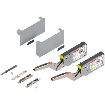 Σύστημα ανύψωσης για Πορτάκια Χωρίς Πόμολο Blum Aventos HK Top με Tip-On σε χρώμα Light Grey