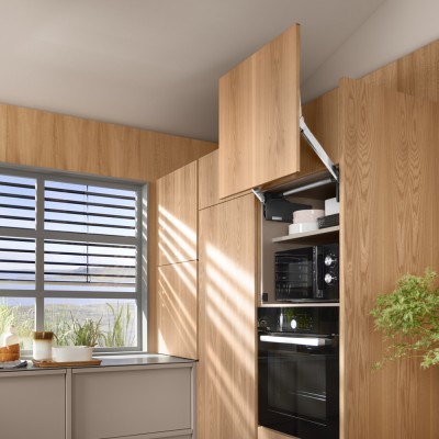 Ηλεκτροκίνητο Σύστημα Ανύψωσης Blum Aventos HL Top με SERVO DRIVE σε χρώμα Dark Grey