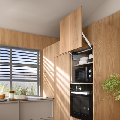 Ηλεκτροκίνητο Σύστημα Ανύψωσης Blum Aventos HL Top με SERVO DRIVE σε χρώμα Light Grey