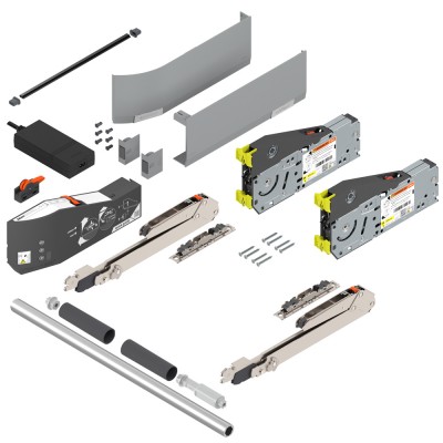 Ηλεκτροκίνητο Σύστημα Ανύψωσης Blum Aventos HL Top με SERVO DRIVE σε χρώμα Light Grey