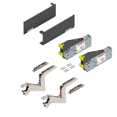 Σύστημα ανύψωσης Blum Aventos HS Top σε χρώμα Dark Grey