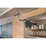 Σύστημα ανύψωσης Blum Aventos HS Top σε χρώμα Dark Grey