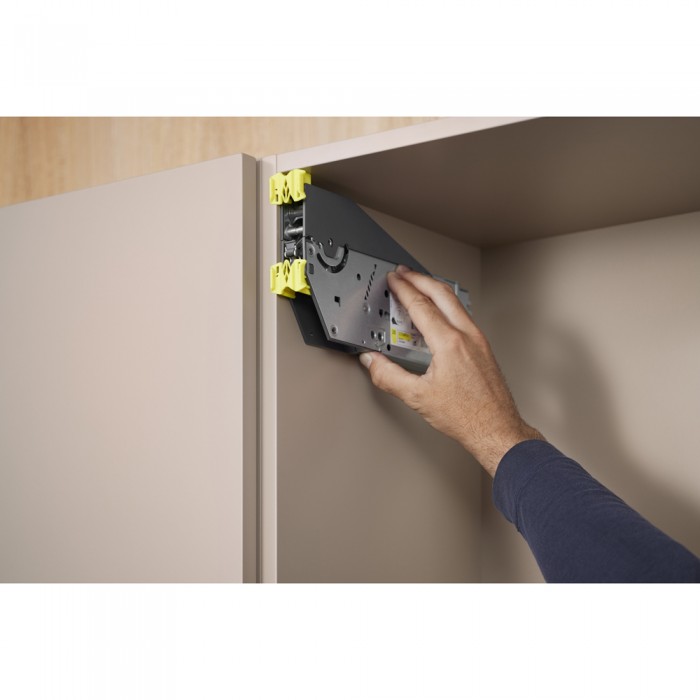 Σύστημα ανύψωσης Blum Aventos HS Top σε χρώμα Dark Grey