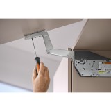 Σύστημα ανύψωσης Blum Aventos HS Top σε χρώμα Dark Grey