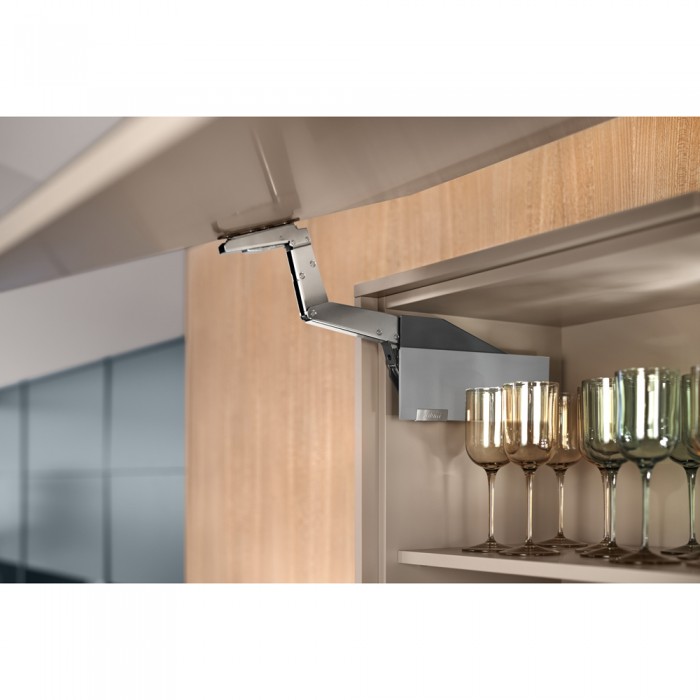 Σύστημα ανύψωσης Blum Aventos HS Top σε χρώμα Light Grey