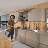 Ηλεκτροκίνητο Σύστημα Ανύψωσης Blum Aventos HS Top με SERVO DRIVE σε χρώμα Light Grey