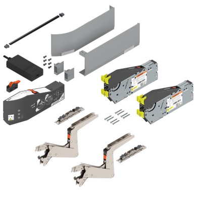 Ηλεκτροκίνητο Σύστημα Ανύψωσης Blum Aventos HS Top με SERVO DRIVE σε χρώμα Light Grey